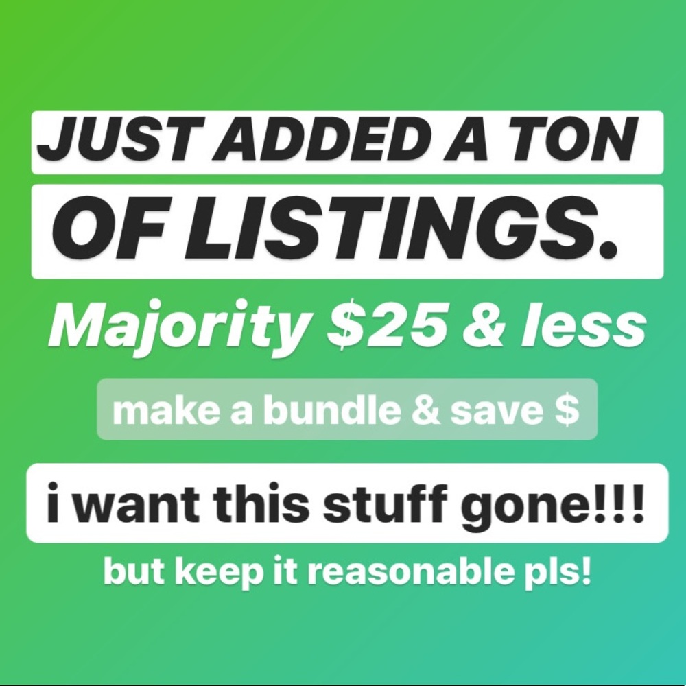 MAKE A BUNDLE & SAVE!!! I WANT IT all gone!!!